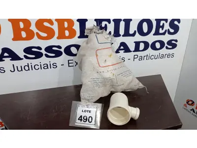 LOTE 490 - 10 TÊ REDUÇÃO DE ESGOTO 100X50MM. (NO ESTADO) ATENÇÃO! FAZER A VISITAÇÃO ANTES DE ARREMATAR, NÃO SABEMOS SE FUNCIONA, LEILÃO NÃO TEM GARANTIA E NEM DEVOLUÇÃO, SUJEITO A POSSÍVEIS AVARIAS VISÍVEIS/OCULTAS E/OU AUSÊNCIA DE COMPONENTES.