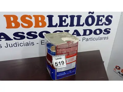 LOTE 519 - 01 LATA DE TINTA ACRÍLICA METALATEX SHERWIN-WILLIAMS 16L NA COR PALHA. (NO ESTADO) ATENÇÃO! FAZER A VISITAÇÃO ANTES DE ARREMATAR, NÃO SABEMOS SE FUNCIONA, LEILÃO NÃO TEM GARANTIA E NEM DEVOLUÇÃO, SUJEITO A POSSÍVEIS AVARIAS VISÍVEIS/OCULTAS E/OU AUSÊNCIA DE COMPONENTES.