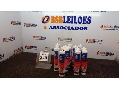 LOTE 240 - 15 BISNAGAS DE SILICONE ACÉTICO COM 250G MARCA POLY FORT. (NO ESTADO) ATENÇÃO! FAZER A VISITAÇÃO ANTES DE ARREMATAR, NÃO SABEMOS SE FUNCIONA, LEILÃO NÃO TEM GARANTIA E NEM DEVOLUÇÃO, SUJEITO A POSSÍVEIS AVARIAS VISÍVEIS/OCULTAS E/OU AUSÊNCIA DE COMPONENTES.
