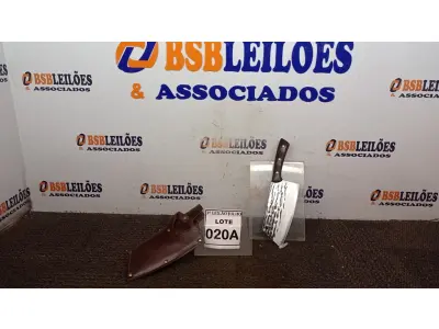 LOTE 020 - CUTELO  IMPORTADA AÇO INOXIDÁVEL CABO EM MADEIRA  FULL TANG BAINHA DE NAPA  TAMANHO TOTAL 30CM PESO 318G JÁ (NO ESTADO) ATENÇÃO! FAZER A VISITAÇÃO ANTES DE ARREMATAR, NÃO SABEMOS SE FUNCIONA, LEILÃO NÃO TEM GARANTIA E NEM DEVOLUÇÃO, SUJEITO A POSSÍVEIS AVARIAS VISÍVEIS/OCULTAS E/OU AUSÊNCIA DE COMPONENTES.