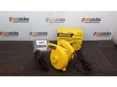 LOTE 080 - SOPRADOR  E ASPIRADOR ELÉTRICO 220V 700W 13600RPM (NO ESTADO) ATENÇÃO! FAZER A VISITAÇÃO ANTES DE ARREMATAR, NÃO SABEMOS SE FUNCIONA, LEILÃO NÃO TEM GARANTIA E NEM DEVOLUÇÃO, SUJEITO A POSSÍVEIS AVARIAS VISÍVEIS/OCULTAS E/OU AUSÊNCIA DE COMPONENTES.