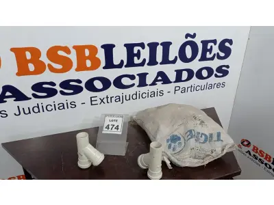 LOTE 474 - 01 LOTE COM VÁRIAS PEÇAS DE JUNÇÃO SIMPLES 50MM. (NO ESTADO) ATENÇÃO! FAZER A VISITAÇÃO ANTES DE ARREMATAR, NÃO SABEMOS SE FUNCIONA, LEILÃO NÃO TEM GARANTIA E NEM DEVOLUÇÃO, SUJEITO A POSSÍVEIS AVARIAS VISÍVEIS/OCULTAS E/OU AUSÊNCIA DE COMPONENTES.