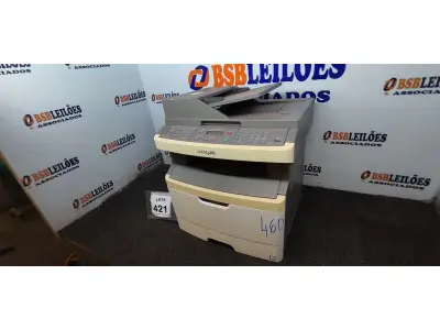 LOTE 421 - 01 IMPRESSORA MODELO X364DN MARCA LEXMARK. (NO ESTADO) ATENÇÃO! FAZER A VISITAÇÃO ANTES DE ARREMATAR, NÃO SABEMOS SE FUNCIONA, LEILÃO NÃO TEM GARANTIA E NEM DEVOLUÇÃO, SUJEITO A POSSÍVEIS AVARIAS VISÍVEIS/OCULTAS E/OU AUSÊNCIA DE COMPONENTES.