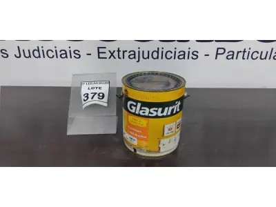 LOTE 379 - 01 TINTA ACRÍLICA 3,6L COR FOSCO CAMURÇA MARCA GLASURIT. (NO ESTADO) ATENÇÃO! FAZER A VISITAÇÃO ANTES DE ARREMATAR, NÃO SABEMOS SE FUNCIONA. LEILÃO NÃO TEM GARANTIA E NEM DEVOLUÇÃO, SUJEITO A POSSÍVEIS AVARIAS VISÍVEIS/OCULTAS E/OU AUSÊNCIA DE COMPONENTES.