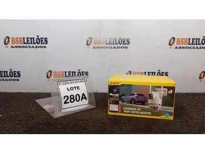LOTE 280 - 01 CÂMERA DUPLA IP WIFI INTELIGENTE EXTERNA APPS YOOSEE ALTO FALANTE MICROFONE GIRA 360GRAUS COM LEDES BRANCO FOTOSSENSÍVEL 1080P. (NO ESTADO) ATENÇÃO! FAZER A VISITAÇÃO ANTES DE ARREMATAR, NÃO SABEMOS SE FUNCIONA, LEILÃO NÃO TEM GARANTIA E NEM DEVOLUÇÃO, SUJEITO A POSSÍVEIS AVARIAS VISÍVEIS/OCULTAS E/OU AUSÊNCIA DE COMPONENTES. 