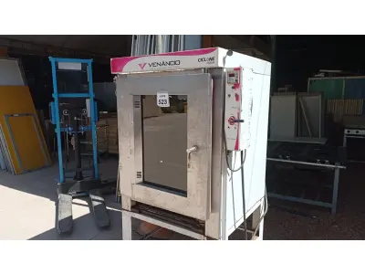 LOTE 523 - 01 FORNO INDUSTRIAL PARA PADARIA A GÁS. (NO ESTADO) ATENÇÃO! FAZER A VISITAÇÃO ANTES DE ARREMATAR, NÃO SABEMOS SE FUNCIONA, LEILÃO NÃO TEM GARANTIA E NEM DEVOLUÇÃO, SUJEITO A POSSÍVEIS AVARIAS VISÍVEIS/OCULTAS E/OU AUSÊNCIA DE COMPONENTES.