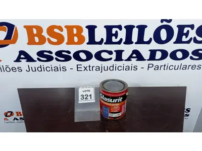 LOTE 321 - 01 LATA DE ESMALTE SINTÉTICO COM 3,6L NA COR BRILHANTE LARANJA IPÊ MARCA GLASURIT. (NO ESTADO) ATENÇÃO! FAZER A VISITAÇÃO ANTES DE ARREMATAR, NÃO SABEMOS SE FUNCIONA, LEILÃO NÃO TEM GARANTIA E NEM DEVOLUÇÃO, SUJEITO A POSSÍVEIS AVARIAS VISÍVEIS/OCULTAS E/OU AUSÊNCIA DE COMPONENTES.