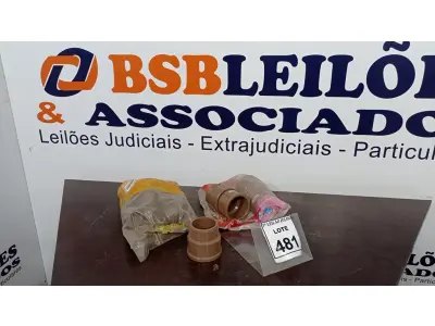 LOTE 481 - 06 PEÇAS DE ADAPTADOR SOLDÁVEL 75MMX.1/2 E 20 PEÇAS DE CURVA 90° DN 25. (NO ESTADO) ATENÇÃO! FAZER A VISITAÇÃO ANTES DE ARREMATAR, NÃO SABEMOS SE FUNCIONA, LEILÃO NÃO TEM GARANTIA E NEM DEVOLUÇÃO, SUJEITO A POSSÍVEIS AVARIAS VISÍVEIS/OCULTAS E/OU AUSÊNCIA DE COMPONENTES.