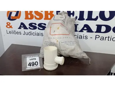 LOTE 490 - 10 TÊ REDUÇÃO DE ESGOTO 100X50MM. (NO ESTADO) ATENÇÃO! FAZER A VISITAÇÃO ANTES DE ARREMATAR, NÃO SABEMOS SE FUNCIONA, LEILÃO NÃO TEM GARANTIA E NEM DEVOLUÇÃO, SUJEITO A POSSÍVEIS AVARIAS VISÍVEIS/OCULTAS E/OU AUSÊNCIA DE COMPONENTES.