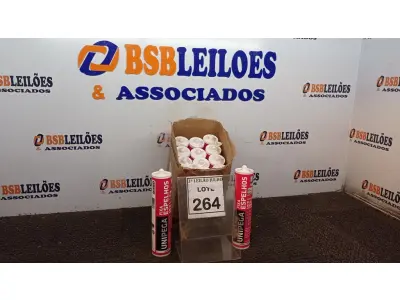LOTE 264 - 14 BISNAGAS DE ADESIVOS HÍBRIDO FIXA ESPELHO 280ML CADA MARCA UNIPEGA. (NO ESTADO) ATENÇÃO! FAZER A VISITAÇÃO ANTES DE ARREMATAR, NÃO SABEMOS SE FUNCIONA, LEILÃO NÃO TEM GARANTIA E NEM DEVOLUÇÃO, SUJEITO A POSSÍVEIS AVARIAS VISÍVEIS/OCULTAS E/OU AUSÊNCIA DE COMPONENTES.