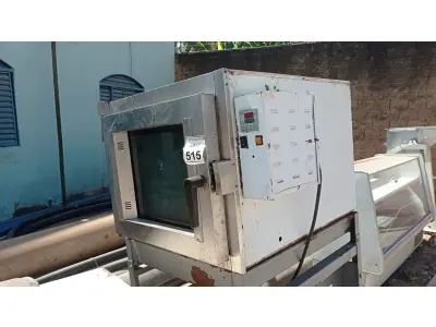LOTE 515 - 01 FORNO INDUSTRIAL PARA PADARIA A GÁS. (NO ESTADO) ATENÇÃO! FAZER A VISITAÇÃO ANTES DE ARREMATAR, NÃO SABEMOS SE FUNCIONA, LEILÃO NÃO TEM GARANTIA E NEM DEVOLUÇÃO, SUJEITO A POSSÍVEIS AVARIAS VISÍVEIS/OCULTAS E/OU AUSÊNCIA DE COMPONENTES.