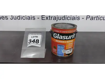 LOTE 348 - 01 LATA DE ESMALTE SINTÉTICO COM 3,6L NA COR BRILHANTE MARROM CONHAQUE MARCA GLASURIT. (NO ESTADO) ATENÇÃO! FAZER A VISITAÇÃO ANTES DE ARREMATAR, NÃO SABEMOS SE FUNCIONA, LEILÃO NÃO TEM GARANTIA E NEM DEVOLUÇÃO, SUJEITO A POSSÍVEIS AVARIAS VISÍVEIS/OCULTAS E/OU AUSÊNCIA DE COMPONENTES.