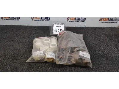 LOTE 419 - 20 PEÇAS DE TÊ DE REDUÇÃO DE 32X25 E 10 NIPLE ROSCÁVEL 1.1/2. (NO ESTADO) ATENÇÃO! FAZER A VISITAÇÃO ANTES DE ARREMATAR, NÃO SABEMOS SE FUNCIONA. LEILÃO NÃO TEM GARANTIA E NEM DEVOLUÇÃO, SUJEITO A POSSÍVEIS AVARIAS VISÍVEIS/OCULTAS E/OU AUSÊNCIA DE COMPONENTES.