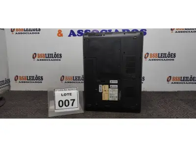 LOTE 007 - 01 NOTEBOOK MARCA IATUTEC. (NO ESTADO) ATENÇÃO! FAZER A VISITAÇÃO ANTES DE ARREMATAR, NÃO SABEMOS SE FUNCIONA. LEILÃO NÃO TEM GARANTIA E NEM DEVOLUÇÃO, SUJEITO A POSSÍVEIS AVARIAS VISÍVEIS/OCULTAS E/OU AUSÊNCIA DE COMPONENTES.