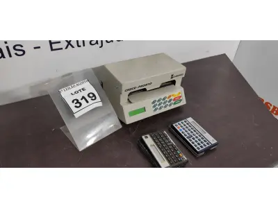 LOTE 319 - 01 IMPRESSORAS DE CHEQUES E 02 CALCULADORAS FINANCEIRAS. (NO ESTADO) ATENÇÃO! FAZER A VISITAÇÃO ANTES DE ARREMATAR, NÃO SABEMOS SE FUNCIONA, LEILÃO NÃO TEM GARANTIA E NEM DEVOLUÇÃO, SUJEITO A POSSÍVEIS AVARIAS VISÍVEIS/OCULTAS E/OU AUSÊNCIA DE COMPONENTES.