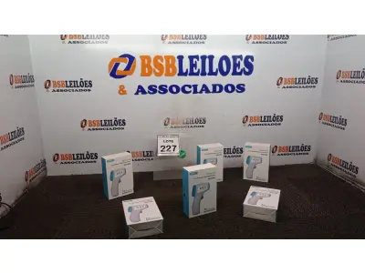LOTE 227 - 06 TERMÔMETROS INFRAVERMELHO. (NO ESTADO) ATENÇÃO! FAZER A VISITAÇÃO ANTES DE ARREMATAR, NÃO SABEMOS SE FUNCIONA, LEILÃO NÃO TEM GARANTIA E NEM DEVOLUÇÃO, SUJEITO A POSSÍVEIS AVARIAS VISÍVEIS/OCULTAS E/OU AUSÊNCIA DE COMPONENTES.
