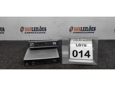 LOTE 014 - 02 MINIS PC MARCA HP. (NO ESTADO) ATENÇÃO! FAZER A VISITAÇÃO ANTES DE ARREMATAR, NÃO SABEMOS SE FUNCIONA. LEILÃO NÃO TEM GARANTIA E NEM DEVOLUÇÃO, SUJEITO A POSSÍVEIS AVARIAS VISÍVEIS/OCULTAS E/OU AUSÊNCIA DE COMPONENTES.
