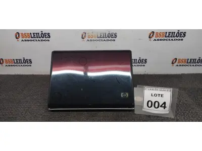 LOTE 004 - 01 NOTEBOOK MARCA HP. (NO ESTADO) ATENÇÃO! FAZER A VISITAÇÃO ANTES DE ARREMATAR, NÃO SABEMOS SE FUNCIONA. LEILÃO NÃO TEM GARANTIA E NEM DEVOLUÇÃO, SUJEITO A POSSÍVEIS AVARIAS VISÍVEIS/OCULTAS E/OU AUSÊNCIA DE COMPONENTES.