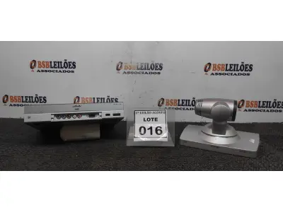 LOTE 016 - 01 SISTEMA DE VIDEOCONFERÊNCIA COM CÂMERA MARCA SONNY. (NO ESTADO) ATENÇÃO! FAZER A VISITAÇÃO ANTES DE ARREMATAR, NÃO SABEMOS SE FUNCIONA. LEILÃO NÃO TEM GARANTIA E NEM DEVOLUÇÃO, SUJEITO A POSSÍVEIS AVARIAS VISÍVEIS/OCULTAS E/OU AUSÊNCIA DE COMPONENTES.