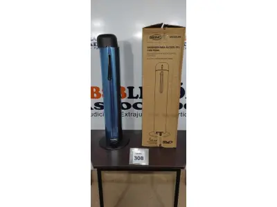 LOTE 308 - 01 DISPENSER PARA ÁLCOOL EM GEL COM PEDAL EM INOX MARCA BRINOX (NOVO). (NO ESTADO) ATENÇÃO! FAZER A VISITAÇÃO ANTES DE ARREMATAR, NÃO SABEMOS SE FUNCIONA. LEILÃO NÃO TEM GARANTIA E NEM DEVOLUÇÃO, SUJEITO A POSSÍVEIS AVARIAS VISÍVEIS/OCULTAS E/OU AUSÊNCIA DE COMPONENTES.