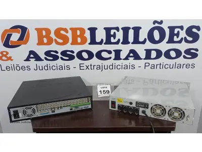 LOTE 159 - 01 NOBREAK SENOIDAL E 01 DVR VD 16DM 480 MARCA ITELBRAS. (NO ESTADO) ATENÇÃO! FAZER A VISITAÇÃO ANTES DE ARREMATAR, NÃO SABEMOS SE FUNCIONA. LEILÃO NÃO TEM GARANTIA E NEM DEVOLUÇÃO, SUJEITO A POSSÍVEIS AVARIAS VISÍVEIS/OCULTAS E/OU AUSÊNCIA DE COMPONENTES.