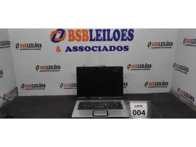 LOTE 004 - 01 NOTEBOOK MARCA HP. (NO ESTADO) ATENÇÃO! FAZER A VISITAÇÃO ANTES DE ARREMATAR, NÃO SABEMOS SE FUNCIONA. LEILÃO NÃO TEM GARANTIA E NEM DEVOLUÇÃO, SUJEITO A POSSÍVEIS AVARIAS VISÍVEIS/OCULTAS E/OU AUSÊNCIA DE COMPONENTES.