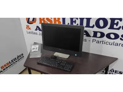 LOTE 317 - 01 ALL IN ONE MARCA DELL. (NO ESTADO) ATENÇÃO! FAZER A VISITAÇÃO ANTES DE ARREMATAR, NÃO SABEMOS SE FUNCIONA, LEILÃO NÃO TEM GARANTIA E NEM DEVOLUÇÃO, SUJEITO A POSSÍVEIS AVARIAS VISÍVEIS/OCULTAS E/OU AUSÊNCIA DE COMPONENTES.