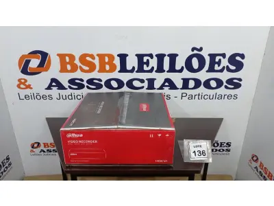 LOTE 136 - 01 VÍDEO RECORDER MARCA AJHUA NA CAIXA. (NO ESTADO) ATENÇÃO! FAZER A VISITAÇÃO ANTES DE ARREMATAR, NÃO SABEMOS SE FUNCIONA. LEILÃO NÃO TEM GARANTIA E NEM DEVOLUÇÃO, SUJEITO A POSSÍVEIS AVARIAS VISÍVEIS/OCULTAS E/OU AUSÊNCIA DE COMPONENTES.