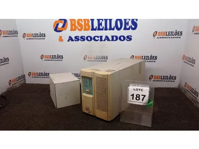 LOTE 187 - 01 NOBREAK E 01 FONTE DE ENERGIA. (NO ESTADO) ATENÇÃO! FAZER A VISITAÇÃO ANTES DE ARREMATAR, NÃO SABEMOS SE FUNCIONA. LEILÃO NÃO TEM GARANTIA E NEM DEVOLUÇÃO, SUJEITO A POSSÍVEIS AVARIAS VISÍVEIS/OCULTAS E/OU AUSÊNCIA DE COMPONENTES.