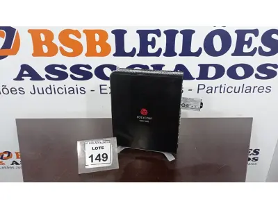 LOTE 149 - 01 HDX 7000 MARCA POLYCOM NA CAIXA. (NO ESTADO) ATENÇÃO! FAZER A VISITAÇÃO ANTES DE ARREMATAR, NÃO SABEMOS SE FUNCIONA. LEILÃO NÃO TEM GARANTIA E NEM DEVOLUÇÃO, SUJEITO A POSSÍVEIS AVARIAS VISÍVEIS/OCULTAS E/OU AUSÊNCIA DE COMPONENTES.