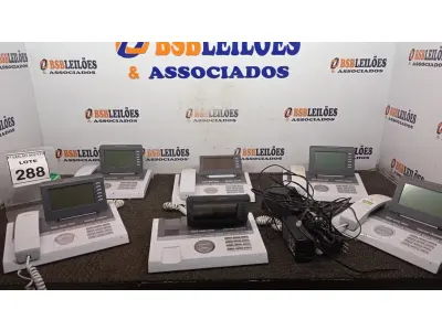 LOTE 288 - 06 APARELHOS DE TELEFONE UNIFLY. (NO ESTADO) ATENÇÃO! FAZER A VISITAÇÃO ANTES DE ARREMATAR, NÃO SABEMOS SE FUNCIONA, LEILÃO NÃO TEM GARANTIA E NEM DEVOLUÇÃO, SUJEITO A POSSÍVEIS AVARIAS VISÍVEIS/OCULTAS E/OU AUSÊNCIA DE COMPONENTES.