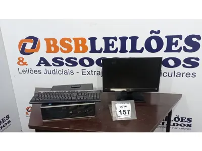 LOTE 157 - 01 COMPUTADOR MARCA HP. (NO ESTADO) ATENÇÃO! FAZER A VISITAÇÃO ANTES DE ARREMATAR, NÃO SABEMOS SE FUNCIONA. LEILÃO NÃO TEM GARANTIA E NEM DEVOLUÇÃO, SUJEITO A POSSÍVEIS AVARIAS VISÍVEIS/OCULTAS E/OU AUSÊNCIA DE COMPONENTES.