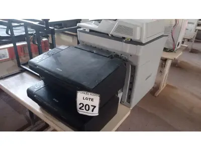 LOTE 207 - 01 IMPRESSORA MULTIFUNCIONAL SCX-5835FN SAMSUNG E 02 IMPRESSORAS MODELO TX410 MARCA EPSON. (NO ESTADO) ATENÇÃO! FAZER A VISITAÇÃO ANTES DE ARREMATAR, NÃO SABEMOS SE FUNCIONA, LEILÃO NÃO TEM GARANTIA E NEM DEVOLUÇÃO, SUJEITO A POSSÍVEIS AVARIAS VISÍVEIS/OCULTAS E/OU AUSÊNCIA DE COMPONENTES.