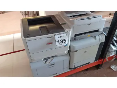 LOTE 185 - 04 IMPRESSORAS DE MARCAS E MODELOS DIVERSOS. (NO ESTADO) ATENÇÃO! FAZER A VISITAÇÃO ANTES DE ARREMATAR, NÃO SABEMOS SE FUNCIONA. LEILÃO NÃO TEM GARANTIA E NEM DEVOLUÇÃO, SUJEITO A POSSÍVEIS AVARIAS VISÍVEIS/OCULTAS E/OU AUSÊNCIA DE COMPONENTES.