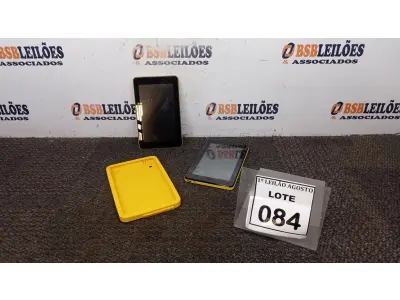 LOTE 084 - 02 TABLETS MARCA CCE. (NO ESTADO) ATENÇÃO! FAZER A VISITAÇÃO ANTES DE ARREMATAR, NÃO SABEMOS SE FUNCIONA. LEILÃO NÃO TEM GARANTIA E NEM DEVOLUÇÃO, SUJEITO A POSSÍVEIS AVARIAS VISÍVEIS/OCULTAS E/OU AUSÊNCIA DE COMPONENTES.