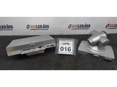 LOTE 016 - 01 SISTEMA DE VIDEOCONFERÊNCIA COM CÂMERA MARCA SONNY. (NO ESTADO) ATENÇÃO! FAZER A VISITAÇÃO ANTES DE ARREMATAR, NÃO SABEMOS SE FUNCIONA. LEILÃO NÃO TEM GARANTIA E NEM DEVOLUÇÃO, SUJEITO A POSSÍVEIS AVARIAS VISÍVEIS/OCULTAS E/OU AUSÊNCIA DE COMPONENTES.