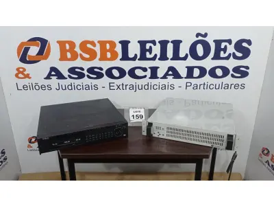 LOTE 159 - 01 NOBREAK SENOIDAL E 01 DVR VD 16DM 480 MARCA ITELBRAS. (NO ESTADO) ATENÇÃO! FAZER A VISITAÇÃO ANTES DE ARREMATAR, NÃO SABEMOS SE FUNCIONA. LEILÃO NÃO TEM GARANTIA E NEM DEVOLUÇÃO, SUJEITO A POSSÍVEIS AVARIAS VISÍVEIS/OCULTAS E/OU AUSÊNCIA DE COMPONENTES.