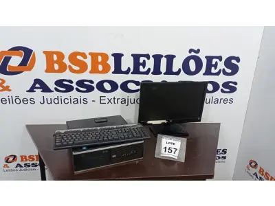 LOTE 157 - 01 COMPUTADOR MARCA HP. (NO ESTADO) ATENÇÃO! FAZER A VISITAÇÃO ANTES DE ARREMATAR, NÃO SABEMOS SE FUNCIONA. LEILÃO NÃO TEM GARANTIA E NEM DEVOLUÇÃO, SUJEITO A POSSÍVEIS AVARIAS VISÍVEIS/OCULTAS E/OU AUSÊNCIA DE COMPONENTES.