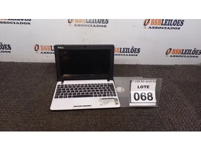 LOTE 068 - 01 NETBOOK MARCA PHILCO. (NO ESTADO) ATENÇÃO! FAZER A VISITAÇÃO ANTES DE ARREMATAR, NÃO SABEMOS SE FUNCIONA. LEILÃO NÃO TEM GARANTIA E NEM DEVOLUÇÃO, SUJEITO A POSSÍVEIS AVARIAS VISÍVEIS/OCULTAS E/OU AUSÊNCIA DE COMPONENTES.