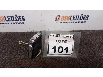 LOTE 101 - 01 GRAVADOR DE VOZ MARCA SONY. (NO ESTADO) ATENÇÃO! FAZER A VISITAÇÃO ANTES DE ARREMATAR, NÃO SABEMOS SE FUNCIONA. LEILÃO NÃO TEM GARANTIA E NEM DEVOLUÇÃO, SUJEITO A POSSÍVEIS AVARIAS VISÍVEIS/OCULTAS E/OU AUSÊNCIA DE COMPONENTES.