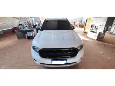 LOTE 538 - I/FORD RANGER LIMITED 3.2 4X4 CD DIESEL AUT. ANO 2019/2020 , COR BRANCA  (NO ESTADO)