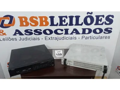 LOTE 159 - 01 NOBREAK SENOIDAL E 01 DVR VD 16DM 480 MARCA ITELBRAS. (NO ESTADO) ATENÇÃO! FAZER A VISITAÇÃO ANTES DE ARREMATAR, NÃO SABEMOS SE FUNCIONA. LEILÃO NÃO TEM GARANTIA E NEM DEVOLUÇÃO, SUJEITO A POSSÍVEIS AVARIAS VISÍVEIS/OCULTAS E/OU AUSÊNCIA DE COMPONENTES.