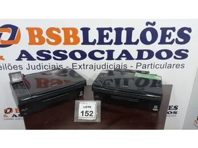 LOTE 152 - 02 IMPRESSORAS TX410 EPSON. (NO ESTADO) ATENÇÃO! FAZER A VISITAÇÃO ANTES DE ARREMATAR, NÃO SABEMOS SE FUNCIONA, LEILÃO NÃO TEM GARANTIA E NEM DEVOLUÇÃO, SUJEITO A POSSÍVEIS AVARIAS VISÍVEIS/OCULTAS E/OU AUSÊNCIA DE COMPONENTES.