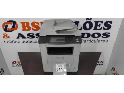 LOTE 311 - 01 IMPRENSORA MODELO SCX-5835NX MARCA SAMSUNG. (NO ESTADO) ATENÇÃO! FAZER A VISITAÇÃO ANTES DE ARREMATAR, NÃO SABEMOS SE FUNCIONA, LEILÃO NÃO TEM GARANTIA E NEM DEVOLUÇÃO, SUJEITO A POSSÍVEIS AVARIAS VISÍVEIS/OCULTAS E/OU AUSÊNCIA DE COMPONENTES.