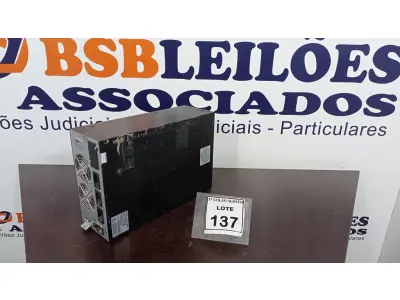 LOTE 137 - 01 NOBREAK MARCA SMS. (NO ESTADO) ATENÇÃO! FAZER A VISITAÇÃO ANTES DE ARREMATAR, NÃO SABEMOS SE FUNCIONA. LEILÃO NÃO TEM GARANTIA E NEM DEVOLUÇÃO, SUJEITO A POSSÍVEIS AVARIAS VISÍVEIS/OCULTAS E/OU AUSÊNCIA DE COMPONENTES.