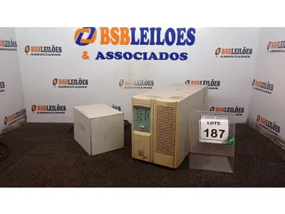 LOTE 187 - 01 NOBREAK E 01 FONTE DE ENERGIA. (NO ESTADO) ATENÇÃO! FAZER A VISITAÇÃO ANTES DE ARREMATAR, NÃO SABEMOS SE FUNCIONA. LEILÃO NÃO TEM GARANTIA E NEM DEVOLUÇÃO, SUJEITO A POSSÍVEIS AVARIAS VISÍVEIS/OCULTAS E/OU AUSÊNCIA DE COMPONENTES.