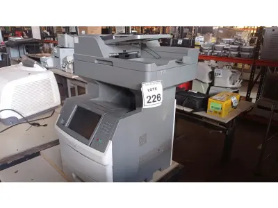 LOTE 226 - 01 IMPRESSORA MULTIFUNCIONAL MODELOX656DE MARCA LEXMARK. (NO ESTADO) ATENÇÃO! FAZER A VISITAÇÃO ANTES DE ARREMATAR, NÃO SABEMOS SE FUNCIONA, LEILÃO NÃO TEM GARANTIA E NEM DEVOLUÇÃO, SUJEITO A POSSÍVEIS AVARIAS VISÍVEIS/OCULTAS E/OU AUSÊNCIA DE COMPONENTES.