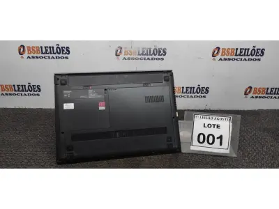 LOTE 001 - 01 NOTEBOOK MARCA LENOVO. (NO ESTADO) ATENÇÃO! FAZER A VISITAÇÃO ANTES DE ARREMATAR, NÃO SABEMOS SE FUNCIONA. LEILÃO NÃO TEM GARANTIA E NEM DEVOLUÇÃO, SUJEITO A POSSÍVEIS AVARIAS VISÍVEIS/OCULTAS E/OU AUSÊNCIA DE COMPONENTES.