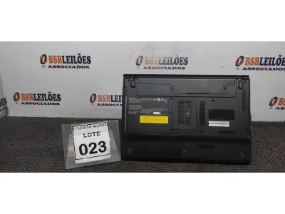 LOTE 023 - 01 NOTEBOOK MARCA SONNY. (NO ESTADO) ATENÇÃO! FAZER A VISITAÇÃO ANTES DE ARREMATAR, NÃO SABEMOS SE FUNCIONA. LEILÃO NÃO TEM GARANTIA E NEM DEVOLUÇÃO, SUJEITO A POSSÍVEIS AVARIAS VISÍVEIS/OCULTAS E/OU AUSÊNCIA DE COMPONENTES.
