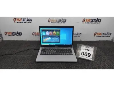 LOTE 009 - 01 NOTEBOOK MARCA LG. (NO ESTADO) ATENÇÃO! FAZER A VISITAÇÃO ANTES DE ARREMATAR, NÃO SABEMOS SE FUNCIONA. LEILÃO NÃO TEM GARANTIA E NEM DEVOLUÇÃO, SUJEITO A POSSÍVEIS AVARIAS VISÍVEIS/OCULTAS E/OU AUSÊNCIA DE COMPONENTES.